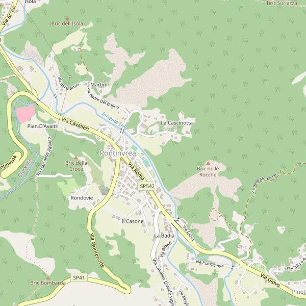Thumbnail mappa ristoranti di Pontinvrea