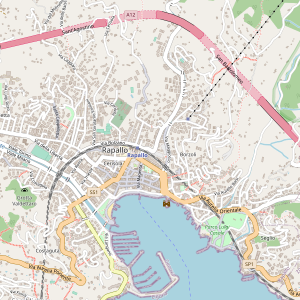 Thumbnail mappa grandimagazzini di Rapallo