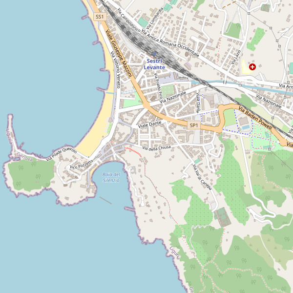 Thumbnail mappa vedute di Sestri Levante