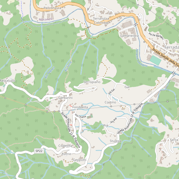 Thumbnail mappa hotel di Tribogna