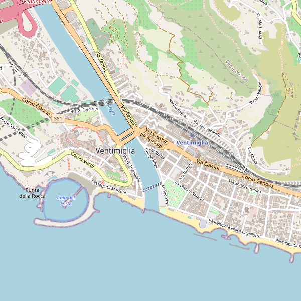 Thumbnail mappa veterinari di Ventimiglia