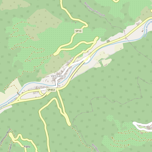 Thumbnail mappa macellerie di Vessalico