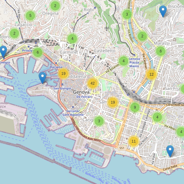 Thumbnail mappa bancomat di Genova