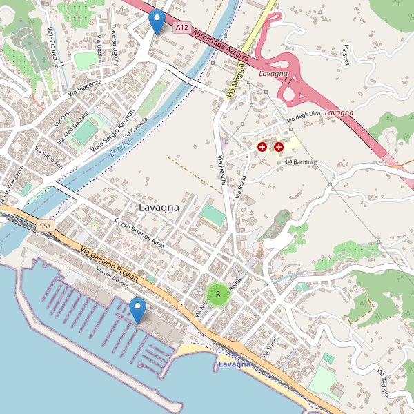 Thumbnail mappa bancomat di Lavagna
