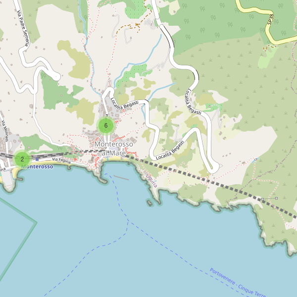 Thumbnail mappa bancomat di Monterosso al Mare