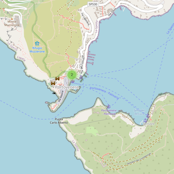 Thumbnail mappa bancomat di Portovenere