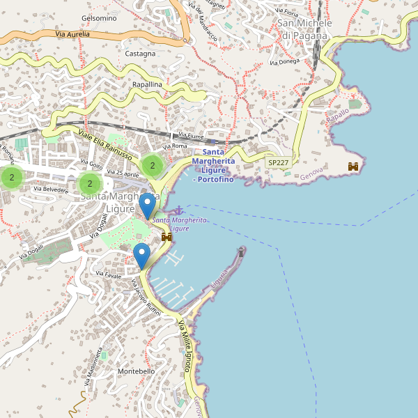 Thumbnail mappa bancomat di Santa Margherita Ligure