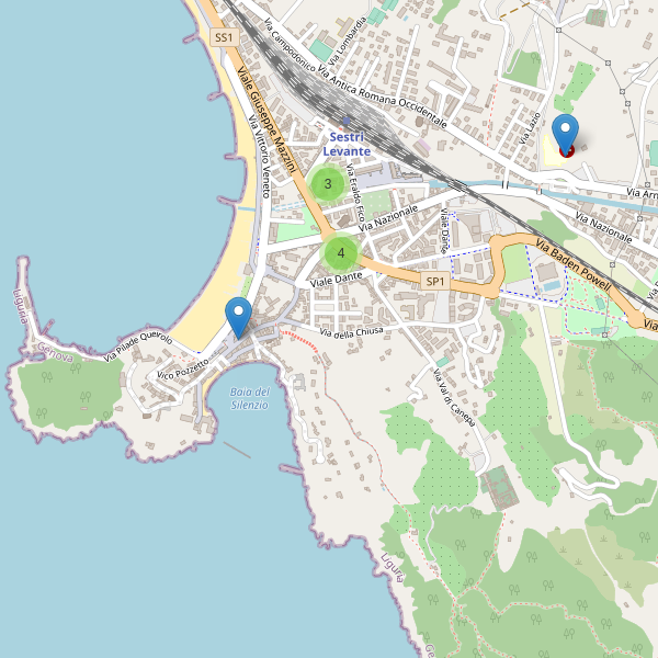 Thumbnail mappa bancomat di Sestri Levante