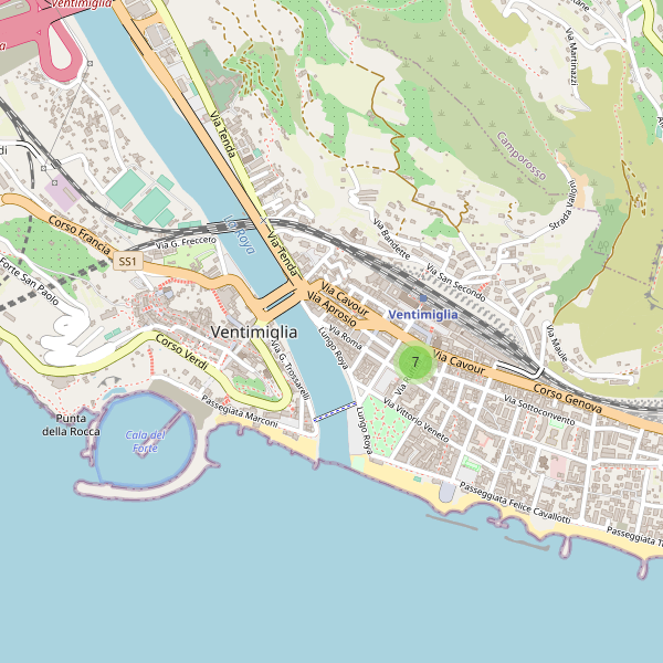 Thumbnail mappa bancomat di Ventimiglia