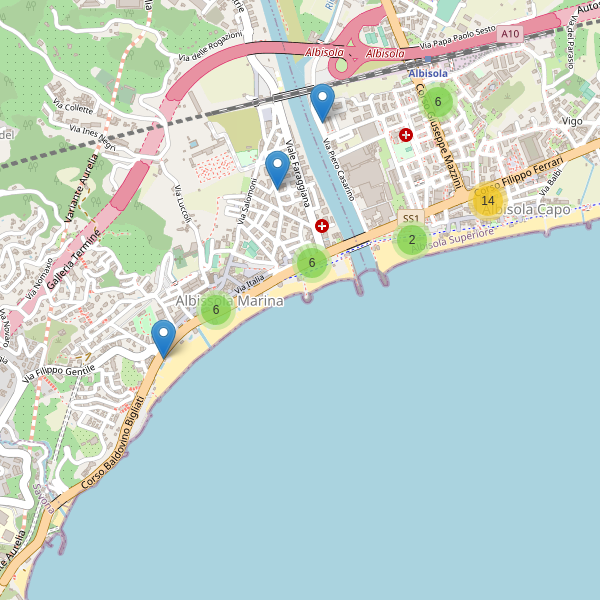 Thumbnail mappa bar di Albissola Marina
