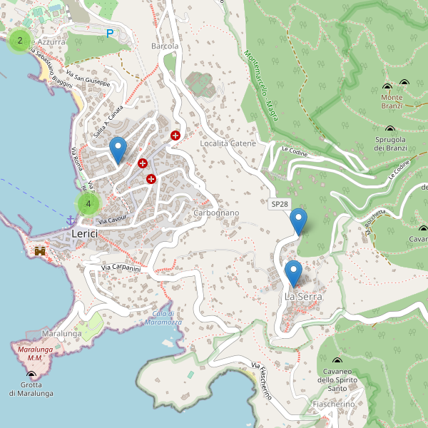 Thumbnail mappa bar di Lerici