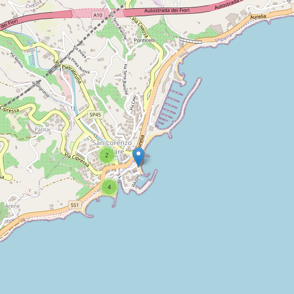 Thumbnail mappa bar di San Lorenzo al Mare