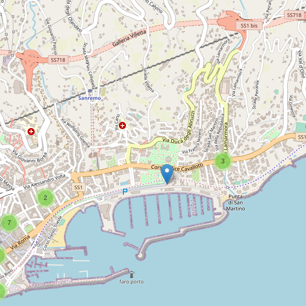 Thumbnail mappa bar di Sanremo