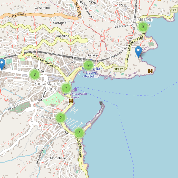 Thumbnail mappa bar di Santa Margherita Ligure
