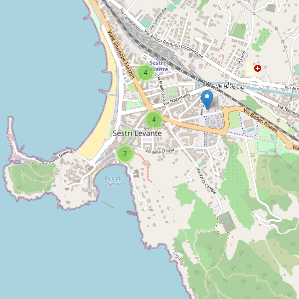 Thumbnail mappa bar di Sestri Levante