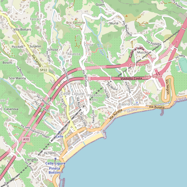 Thumbnail mappa calzature di Celle Ligure