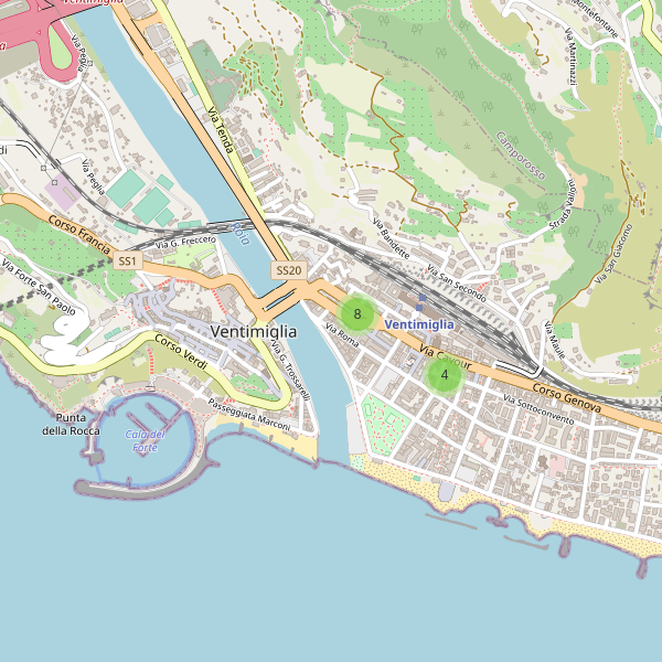 Thumbnail mappa calzature di Ventimiglia