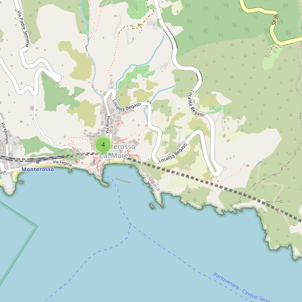 Thumbnail mappa chiese di Monterosso al Mare