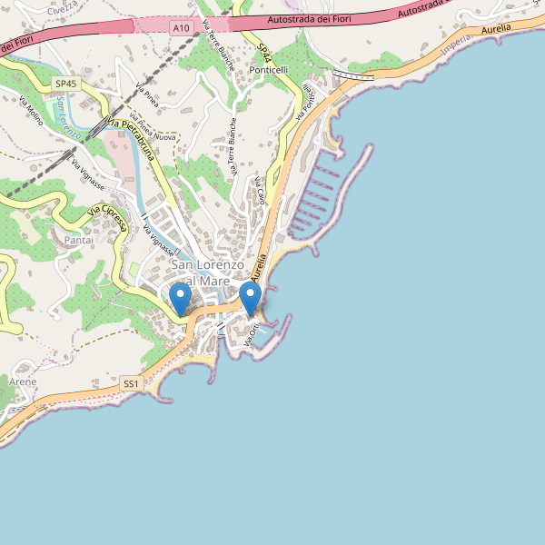 Thumbnail mappa chiese di San Lorenzo al Mare