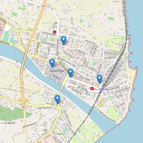 Thumbnail mappa farmacie di Albenga