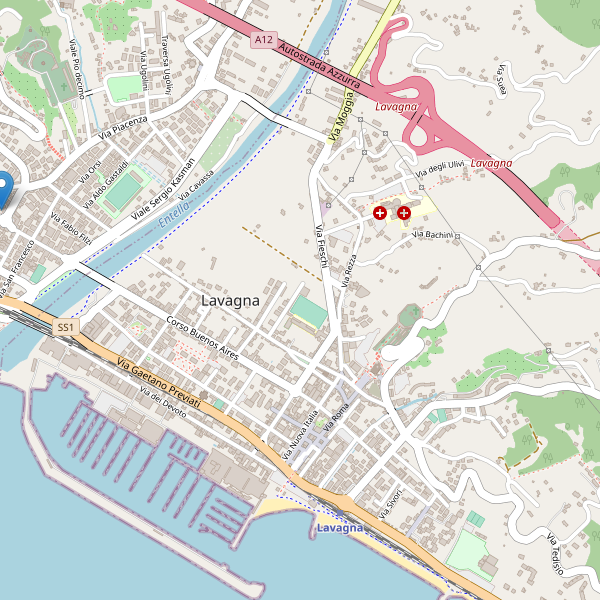 Thumbnail mappa farmacie di Lavagna
