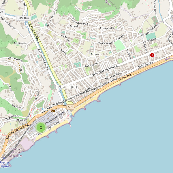 Thumbnail mappa farmacie di Pietra Ligure