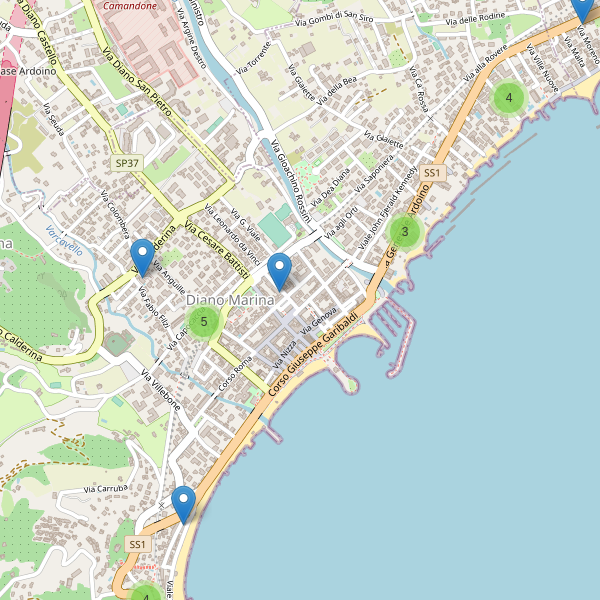 Thumbnail mappa hotel di Diano Marina