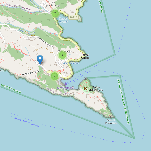 Thumbnail mappa hotel di Portofino