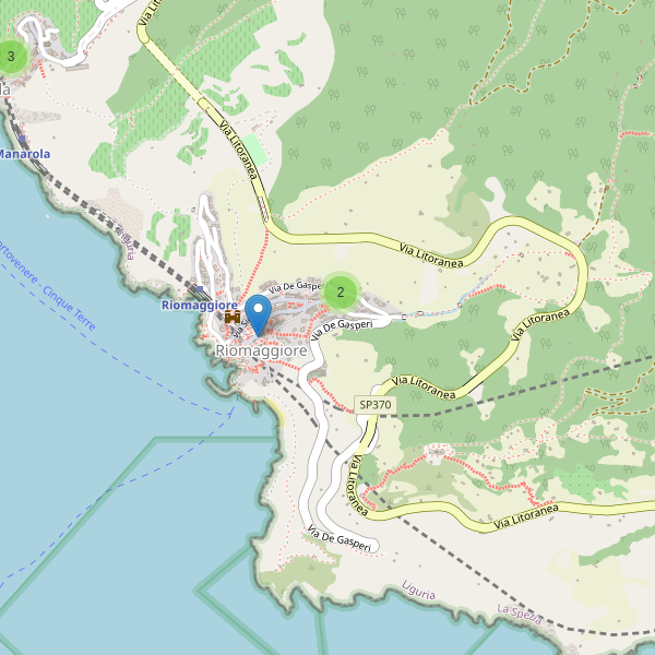 Thumbnail mappa hotel di Riomaggiore
