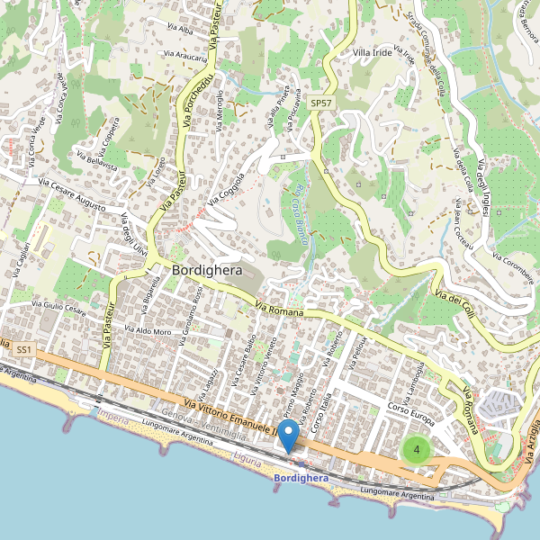 Thumbnail mappa mercati di Bordighera