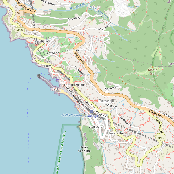 Thumbnail mappa mercati di Camogli