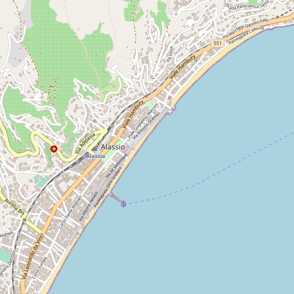 Thumbnail mappa monumenti di Alassio