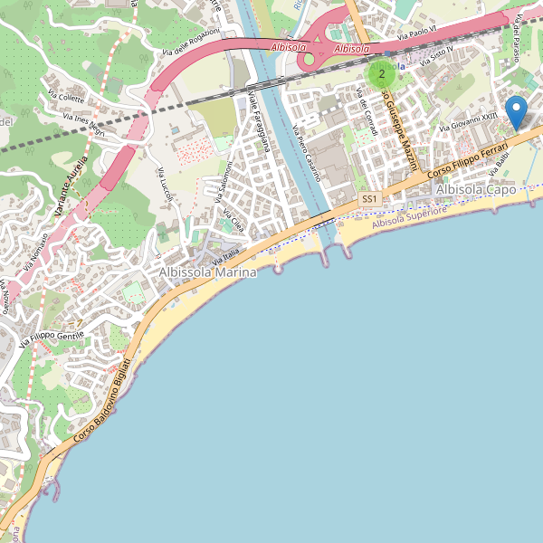 Thumbnail mappa monumenti di Albissola Marina