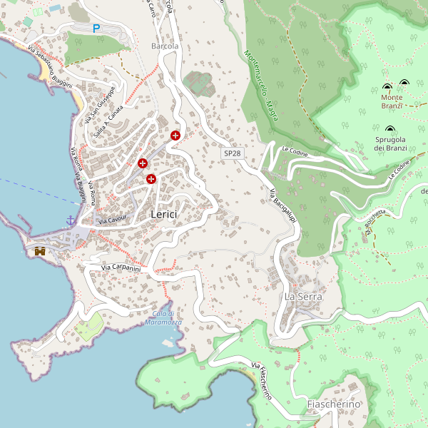 Thumbnail mappa monumenti di Lerici