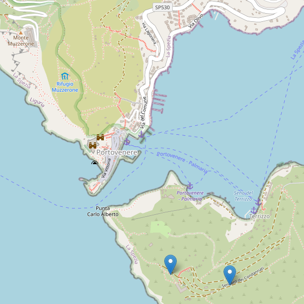 Thumbnail mappa monumenti di Portovenere