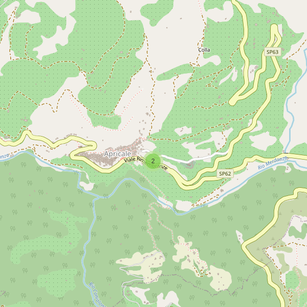 Thumbnail mappa parcheggi di Apricale