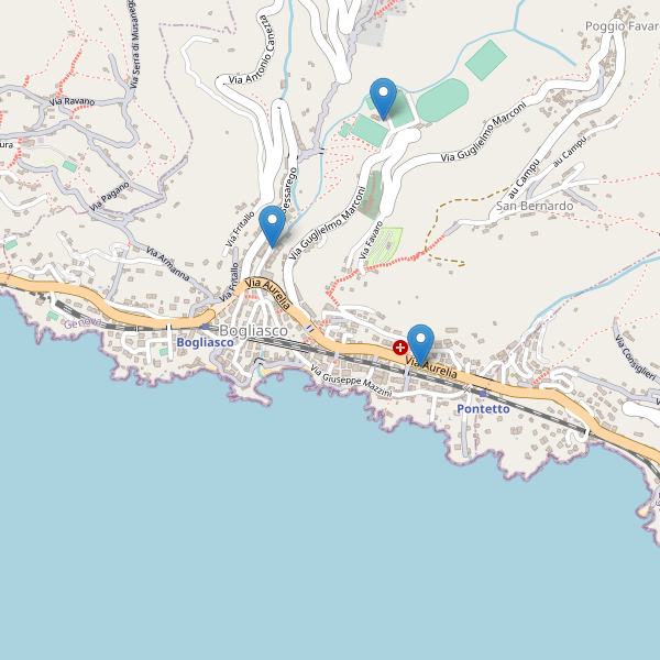 Thumbnail mappa parcheggi di Bogliasco