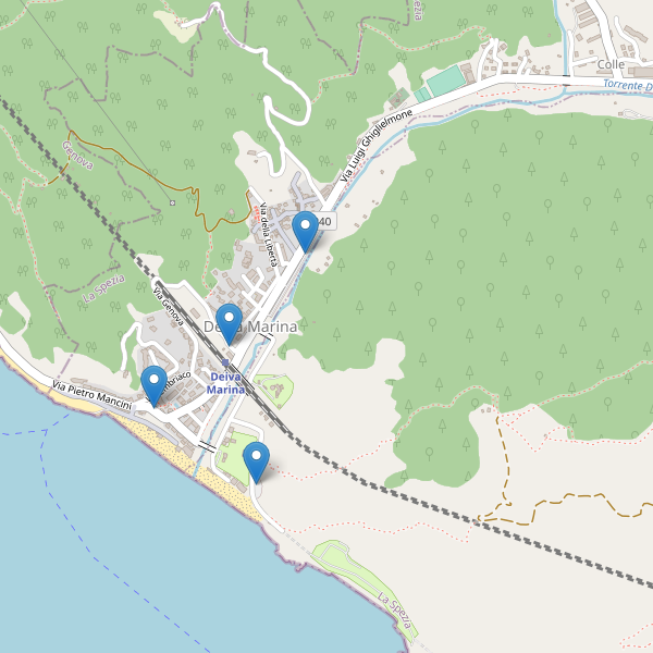 Thumbnail mappa parcheggi di Deiva Marina