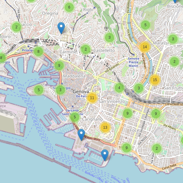 Thumbnail mappa parcheggi di Genova