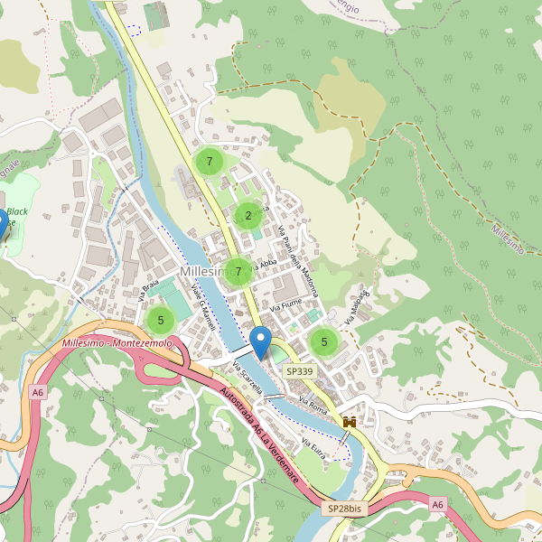 Thumbnail mappa parcheggi di Millesimo