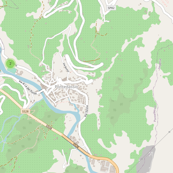 Thumbnail mappa parcheggi di Pontedassio