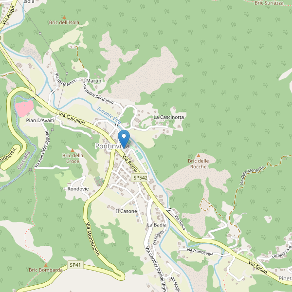 Thumbnail mappa parcheggi di Pontinvrea