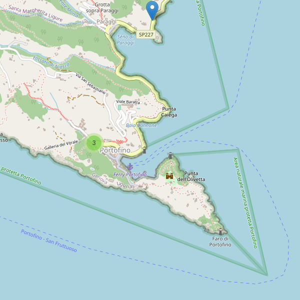 Thumbnail mappa parcheggi di Portofino