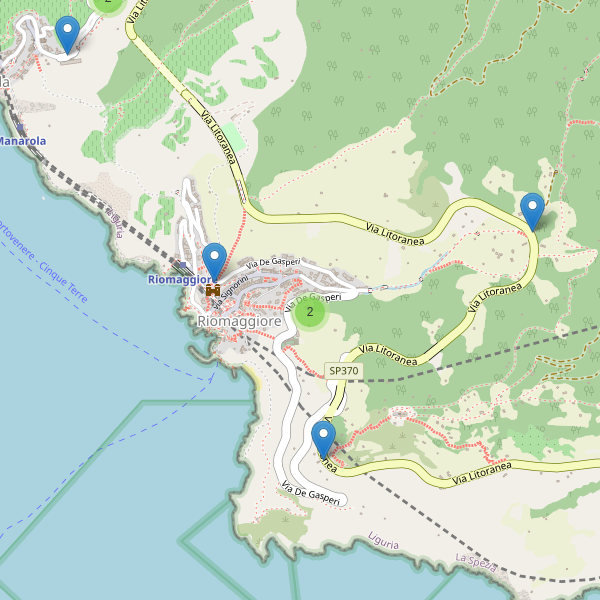 Thumbnail mappa parcheggi di Riomaggiore
