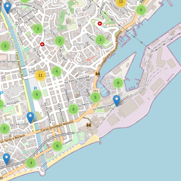 Thumbnail mappa parcheggi Savona