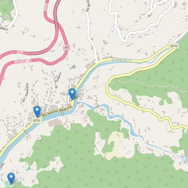 Thumbnail mappa parcheggi di Serra Riccò