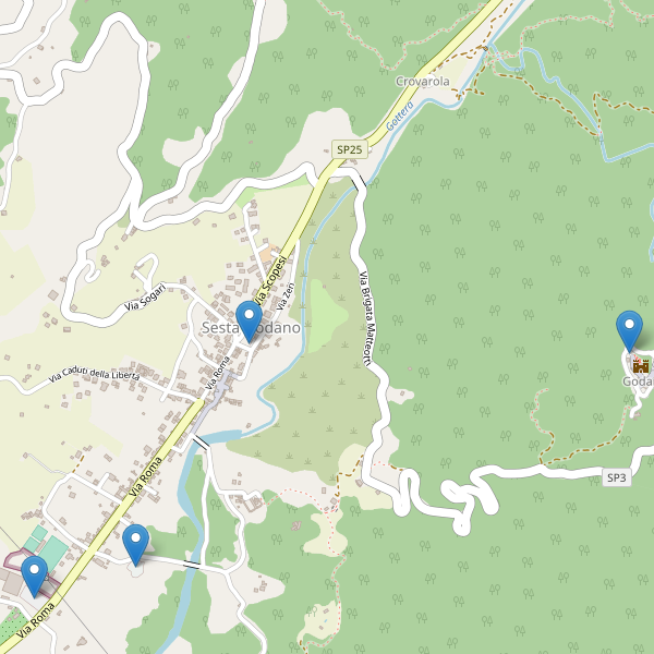 Thumbnail mappa parcheggi di Sesta Godano