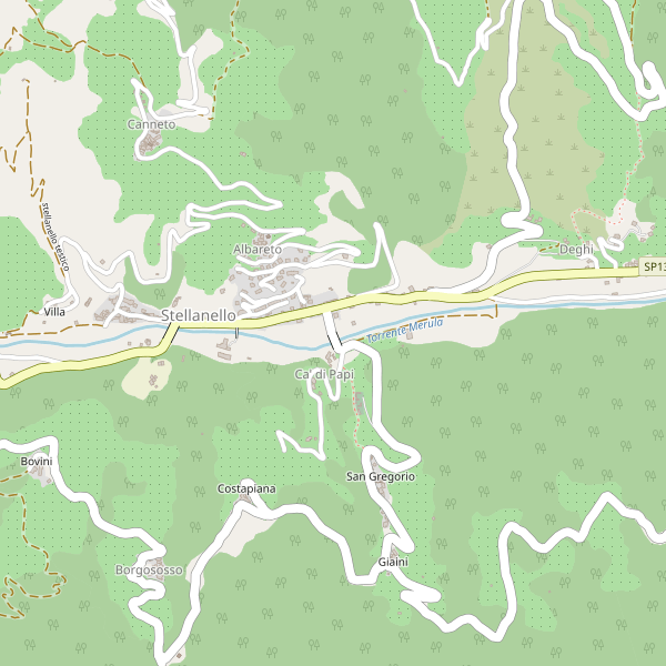Thumbnail mappa parcheggi di Stellanello