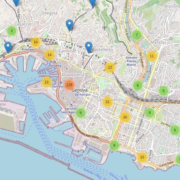 Thumbnail mappa ristoranti Genova