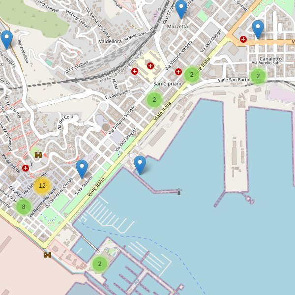 Thumbnail mappa ristoranti di La Spezia